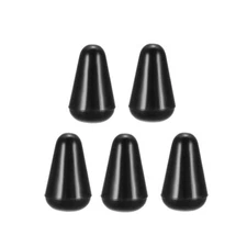 M3.7 Plastic 5 Way Toggle Switch Knob Tip Caps for Electric Guitar Black 5pcs