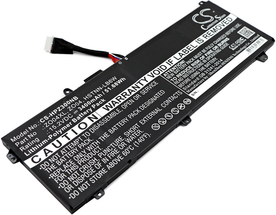 Battery for HP Zbook Studio G3, ZBook Studio G3(1RR32EA), ZBook Studio