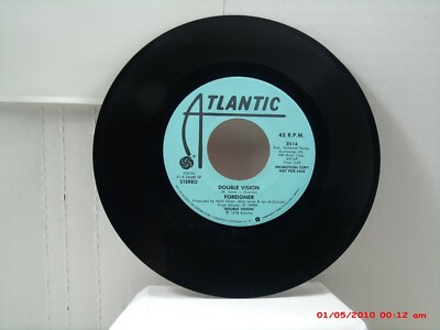 FOREIGNER -(45)- PROMOTION COPY - DOUBLE VISION (STEREO) / MONO  ATLANTIC - 1978