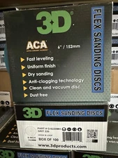 3D Products DA Paper 220 Grit 100 Sheets per Box