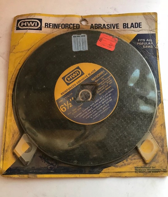 Heavy Duty Metal Abrasive Saw Blade Arbor 61/2 Inch eBay