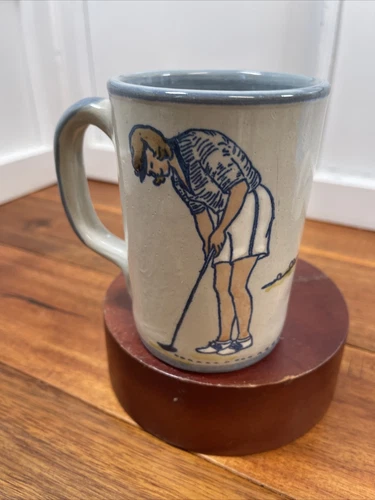 Louisville Stoneware Mugs Women Golf USA - Hole 18 Vintage
