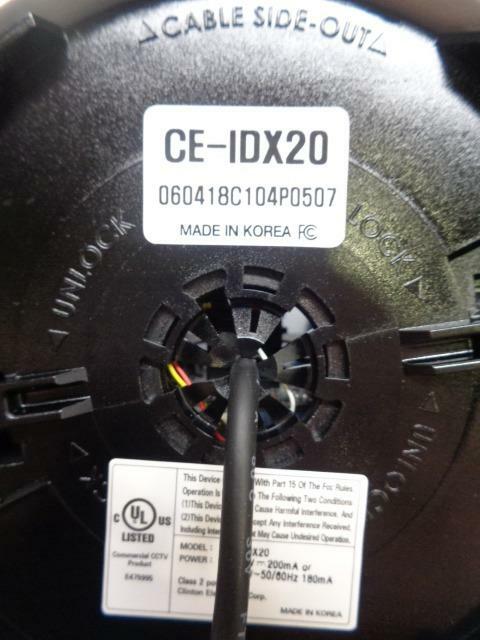 NEW Clinton Electronics CE-IDX20 Analog IDX Series Security Camera SR