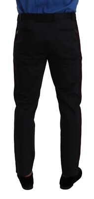 DOLCE&GABBANA パンツ 36 DOLCE & GABBANA Jeans Black Cotton Stretch Skinny Men Denim