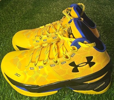 NEW! Under Armour Curry Two Double Bang Basketball Shoes Mens Size 7 3026281-700