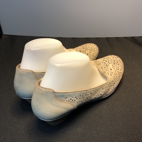 LN/EUC US9/EU40 Rieker ANTISTRESS GRAU LEDER 1,75" ABSATZ KOMFORT HALBSCHUHE PUMPS - Bild 6 von 12