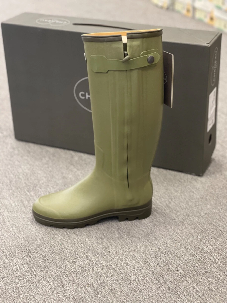 Le Chameau Women s Chasseur Leather Lined Boots us size 7 EU size