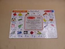 MELISSA DOUG 5028 ALPHABET BUNDLE OF 6 LEARNING MAT