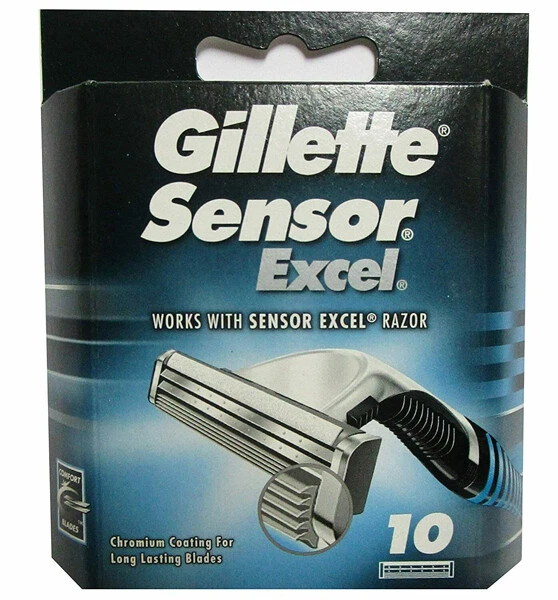 50 x Cartuchos de hoja de afeitar de recarga Gillette Sensor Excel Foto 2 de 4