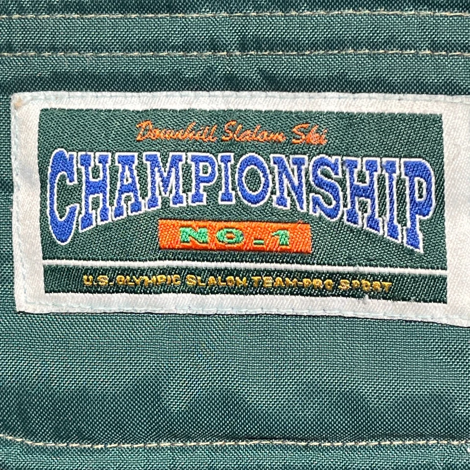 Vintage GAP Down Ski Jacket Mens XL USA Olympic Ski Team Rare Chore Coat 80s - Image 4 of 4