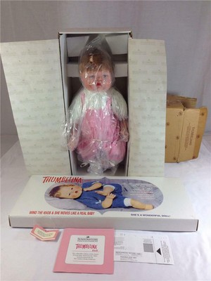 wind up thumbelina doll