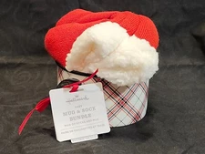 Hallmark Christmas Cozy Hot Cocoa Coffee Mug & Snuggle Up Socks Bundle