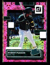 2022 Donruss #RP-11 Robert Puason Rated Prospects Pink Fireworks Athletics