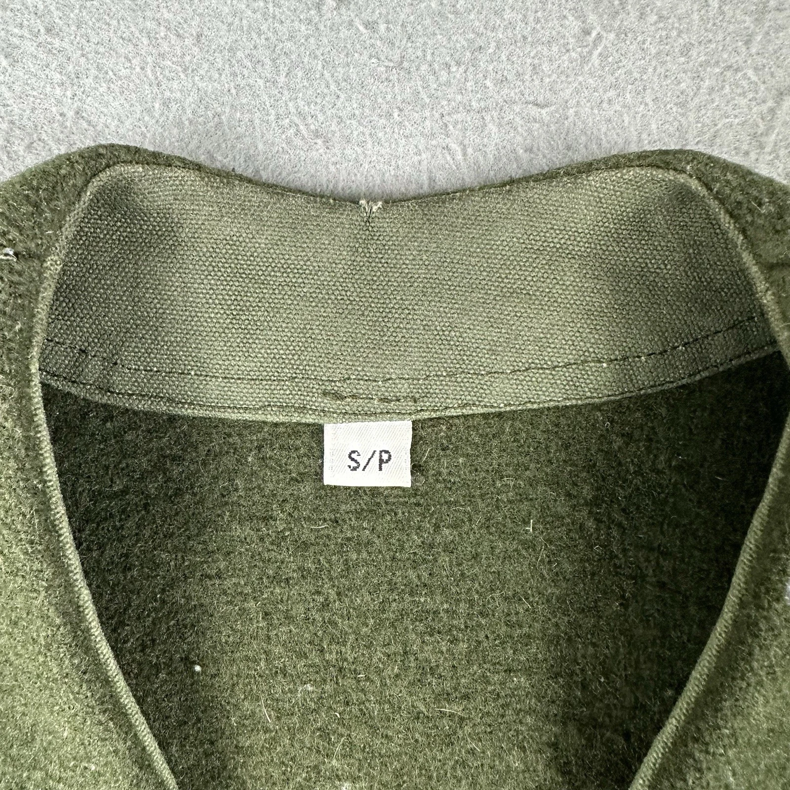 Boreal Mountain Anoraks Vest Men’s Small Green Wool Outdoor Hiking Hunting - product detail image 9