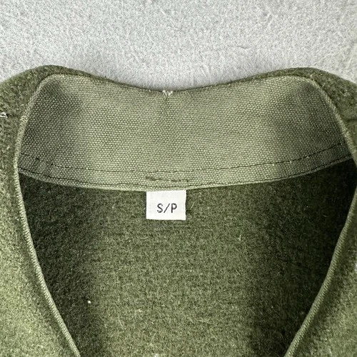 Boreal Mountain Anoraks Vest Men’s Small Green Wool Outdoor Hiking Hunting image 9