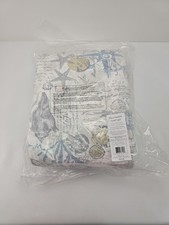 Tommy Bahama Beach Bliss 3-Piece Gray Graphic Cotton Full/Queen Quilt Set NEW
