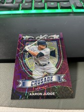2021 Panini Chronicles - Crusade Aaron Judge #13 Purple Velocity Prizm