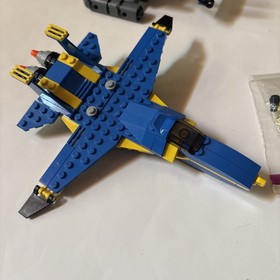 Lego 4882 Speed Wings Blue Angels 100% Complete w/ Instructions, 161 Pcs