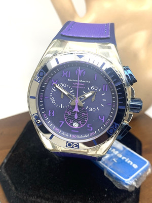 Technomarine Men's Watch TM-115013 Swiss Quartz Chronograph Blue