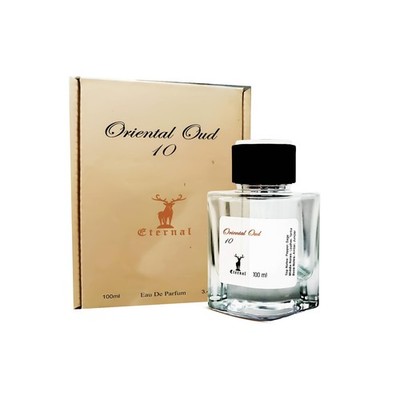 Khalis Oriental Oud 10 Eternal Collection EDP for Men, Rich Oud 3.4 oz Spray