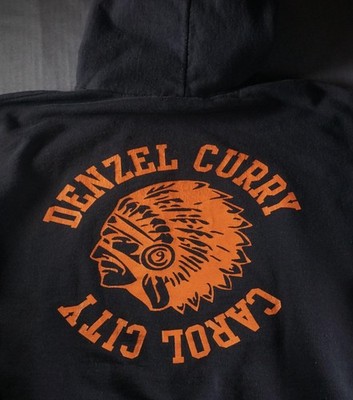 Denzel Curry Hoodie Mens Medium Carol City Champion Rap Merch Pullover