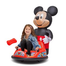 6V Mickey Mouse Toys Toddler Bumper Car - Ride On Toddler Toy, Kids Electric ...