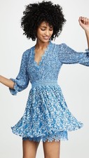 Alice + Olivia Jonna Pleated Mini Dress us 8