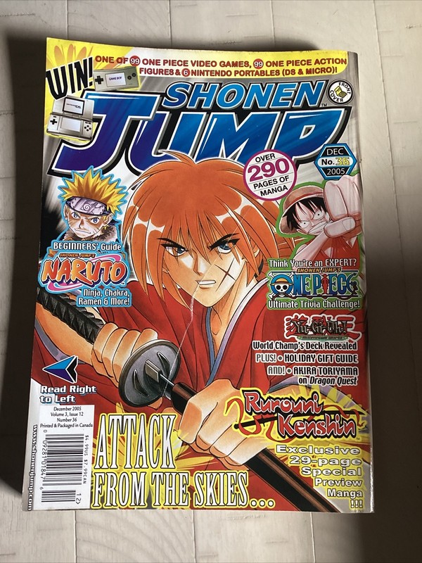 Shonen Jump Manga Magazine Vol. 3 Issue 12 #36 December 2005