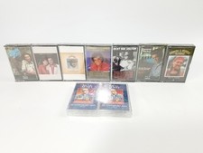 Country Music 9 Cassette Tape Lot - Sealed - Willie, Conway, Loretta, Don - New