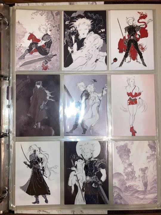 Set of 139 Final Fantasy VII FF7 Carddass Trading Card Bandai