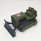 Vintage MATCHBOX LESNEY CASE TRACTOR BULLDOZER ARMY MILITARY