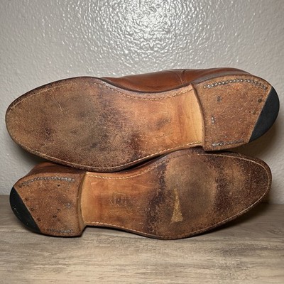 Britches of Georgetown Men’s 9.5 Oxford Brown Made In England Brown Leather Shoe Britches of Georgetown Men main image 3
