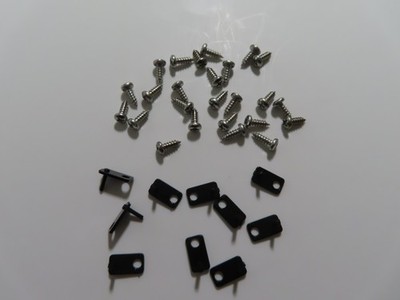 Repro Aurora T-jet, Dash, AW. 10 Std. Guide Pins and 30 Phillips head screws