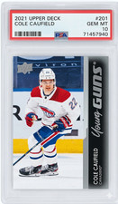 Cole Caufield Young Guns PSA 10 GEM MINT RC Canadiens Upper Deck YG