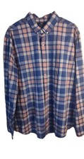 Vineyard Vines Slim Fit Murray Shirt Mens XXL Long Sleeve Button Down Blue Plaid