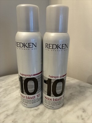 TWO 2 Redken Wax Blast Texture 10 High Impact Finishing Spray   4.4 oz / NEW