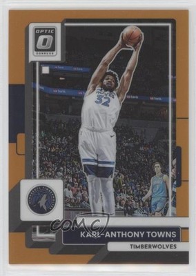 2022-23 Panini Donruss Optic Orange Prizm 30/199 Karl-Anthony Towns #50 0zd6