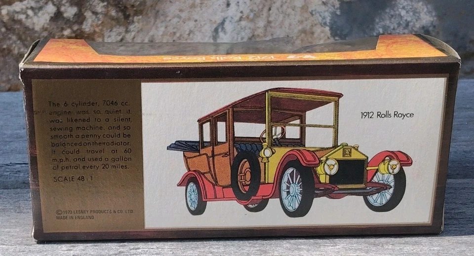 Voiture Min. 1/48 Models of Yesteryear Y-7 1912 Rolls Royce Vintage Matchbox A30 - Photo 2/3