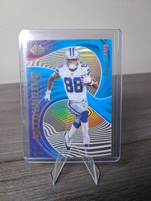 2020 Panini Illusions CeeDee Lamb Astounding Light Blue #A7 /299