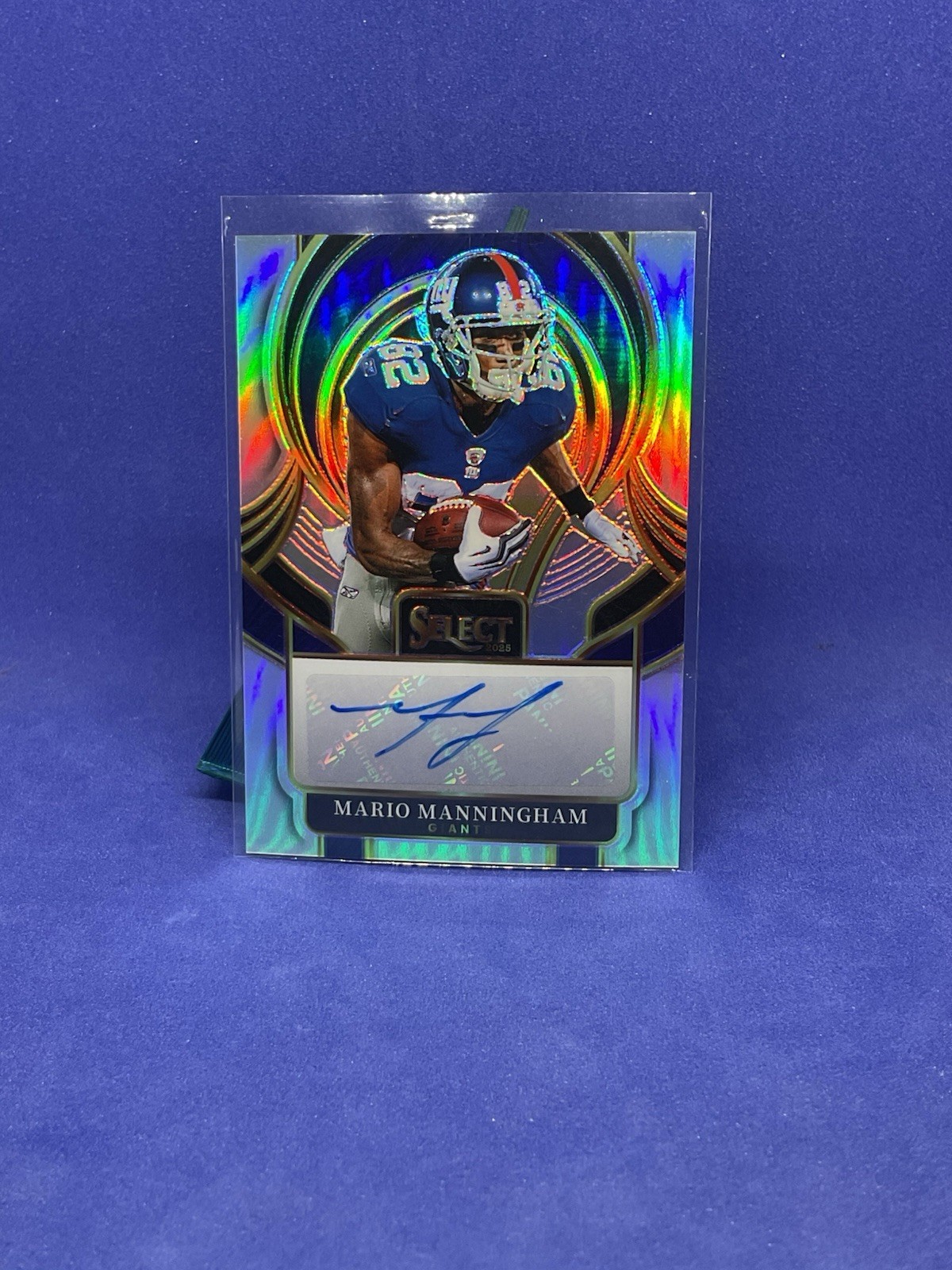 2025 Panini Select - Select Signatures Mario Manningham #SIP-MMM (AU)