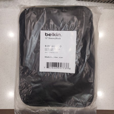 Belkin Carrying Case Sleeve for 13" Notebook/iPad - Black - B2B064-C00 - NEW