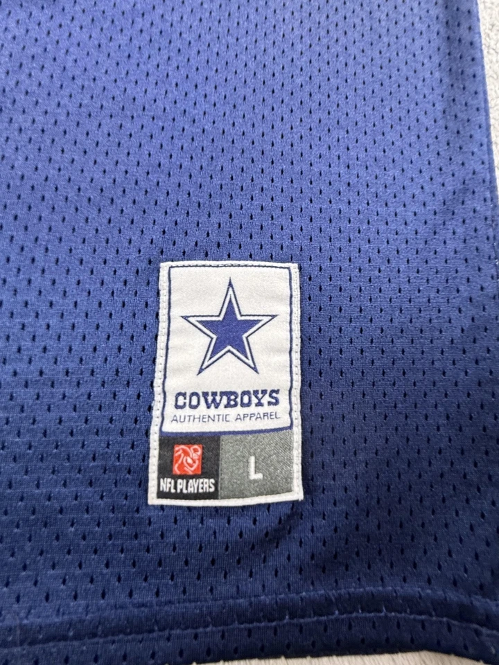 达拉斯牛仔足球球衣女式大号NFL橄榄球Ezekiel Elliott衬衫 — 第 3/4 张图片