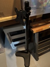 Single Monitor Stand, Free Standing Monitor Desk Stand for 13 to 32" Computer