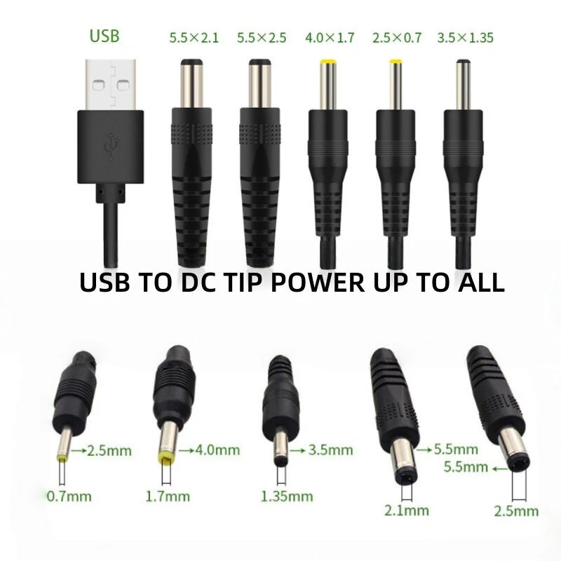 Connettore di alimentazione da USB C PD a DC universale 5V 9V 12V 15V 19.5V tipo C a spina Jack DC convertore adattatore di ricarica per Tablet Router  44