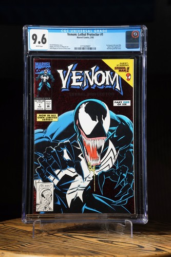 Venom: Lethal Protector #1 CGC 9.6 White Pages Feb 1993 Foil Comic First title