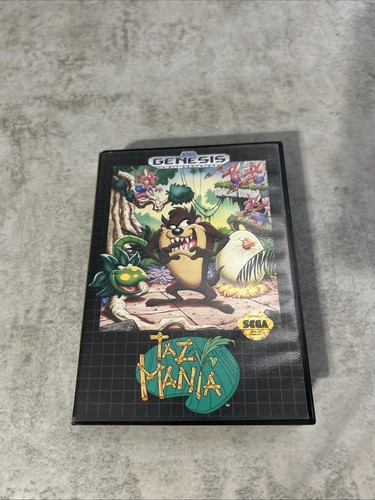 Taz-Mania Sega Genesis Originalverpackt Getestet Und Funktioniert Original