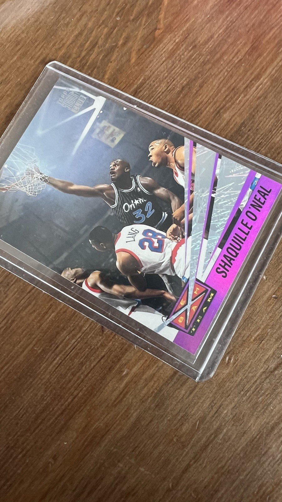 1993-94 Topps Stadium Club Beam Team Shaquille O'Neal #1 view 3