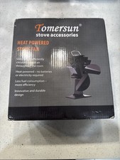Tomersun 3 Blades Heat Powered Stove Fireplace Fan