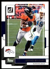 Javonte Williams 2022 Donruss #266 Broncos NFL READ FREE SHIPPING AutographDen