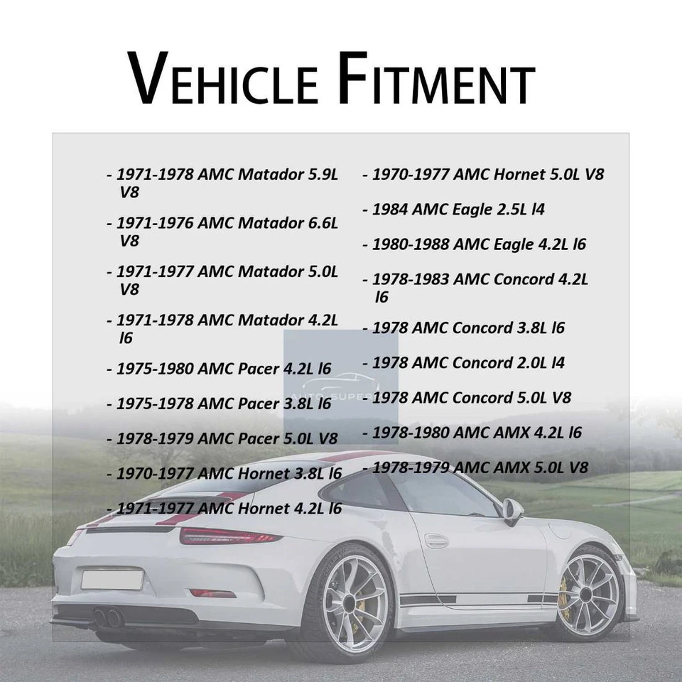 Termostato refrigerante motor moto para AMC Concord 3,8 L 1978 Foto 2 de 4